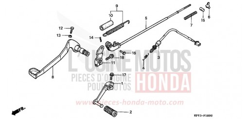 PEDALE CLR125W de 1998
